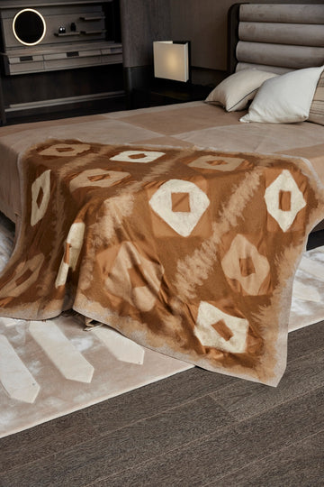 Handcrafted Felting Cashmere Throw