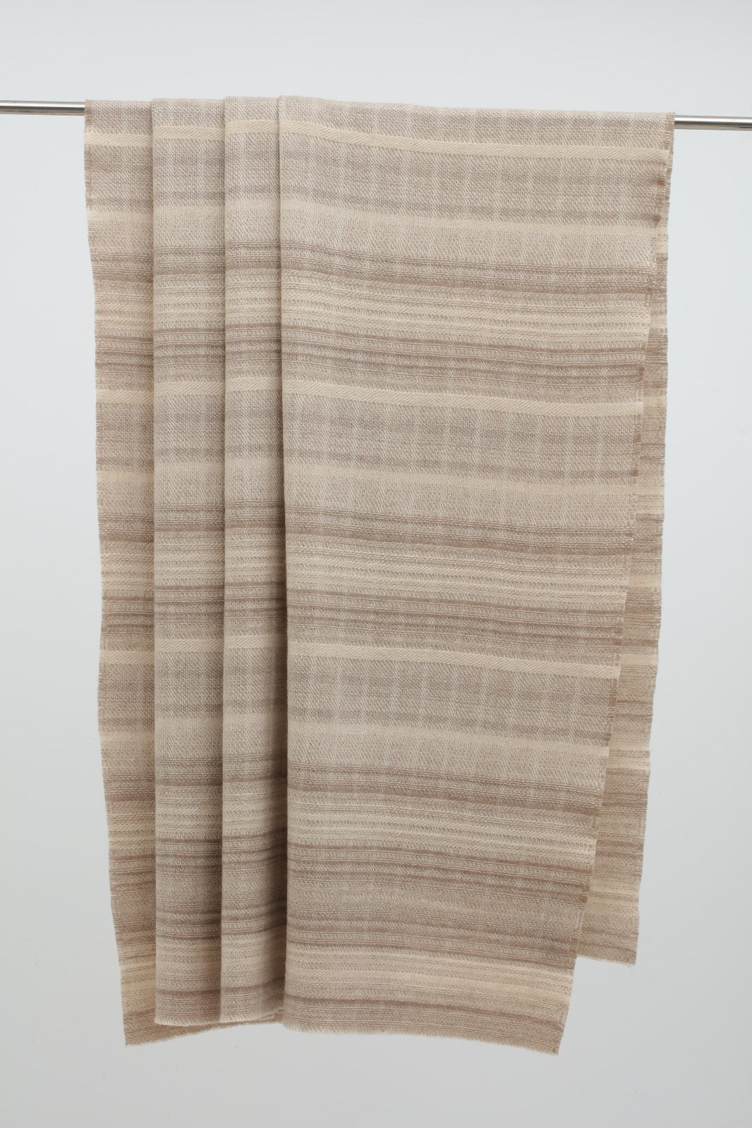 Tibetan Pulu Handmade Naturel Cashmere Throw