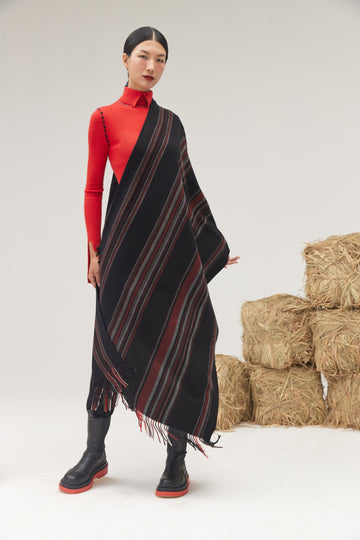 Tibetan Pulu hand-made cashmere throw