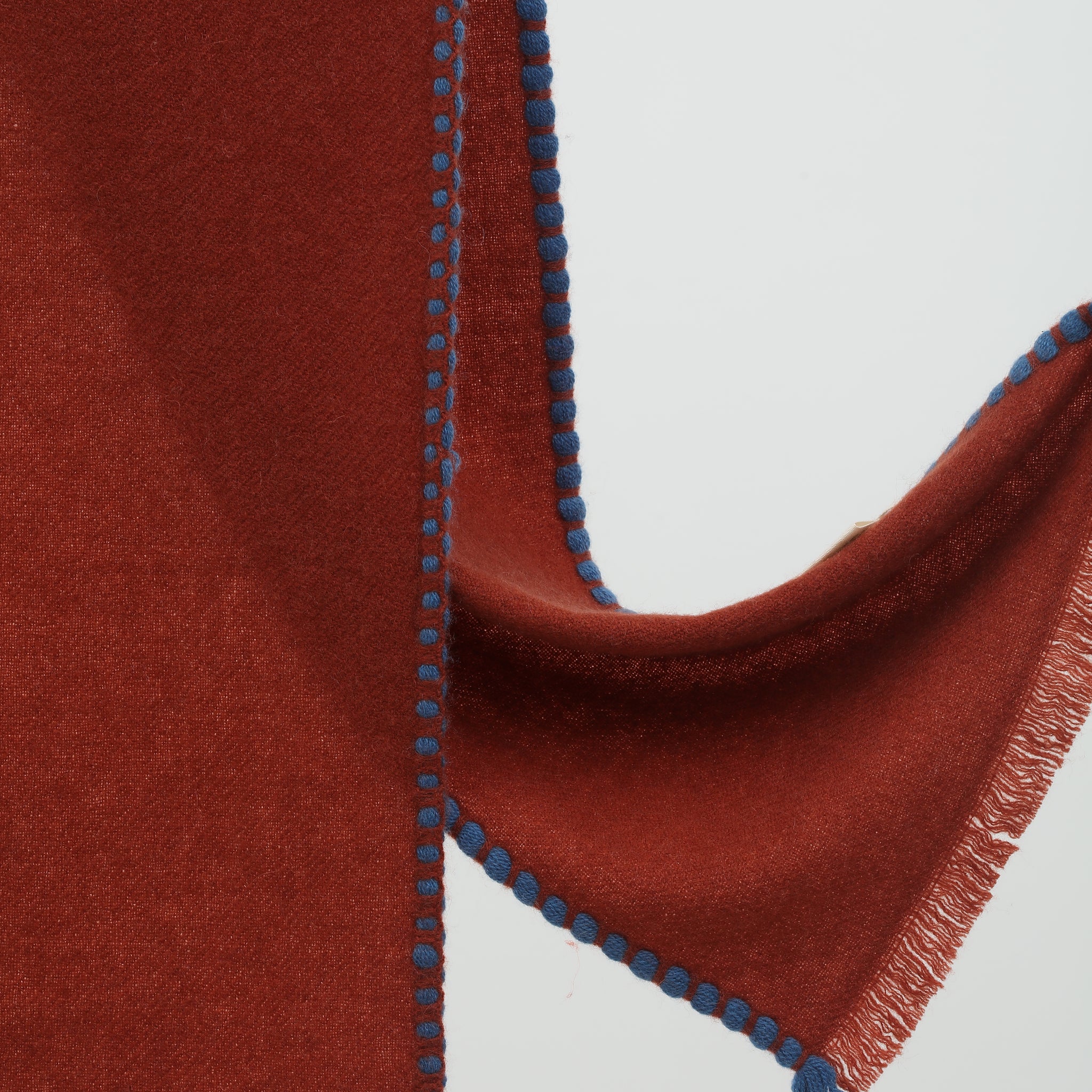 Tibetan  Pulu hand-made cashmere scarf